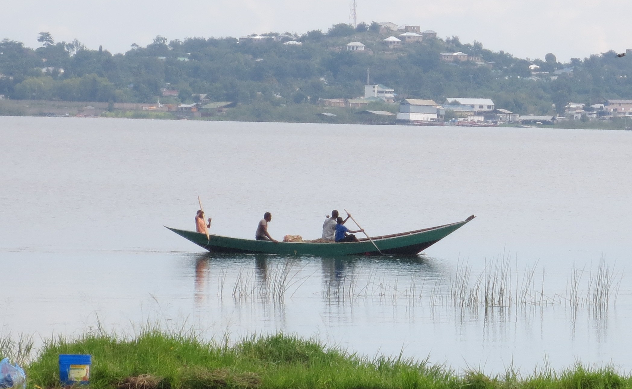 Fishermen on Lake Kwania